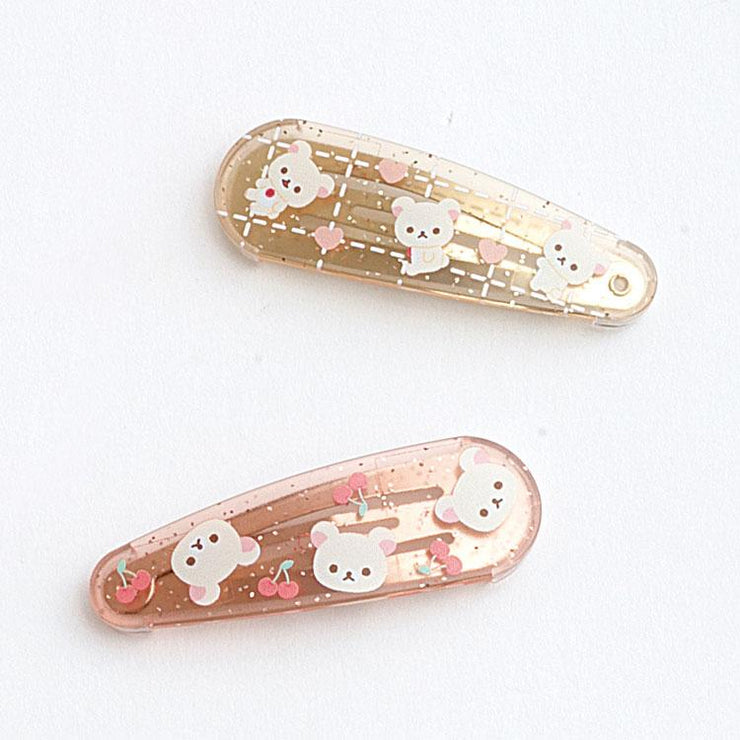 [Rilakkumau] Hair Pins - Korilakkuma 2025 San-X Official Japan