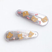[Rilakkumau] Hair Pins - Chairoi Koguma 2025 San-X Official Japan