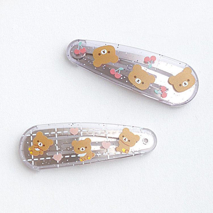 [Rilakkumau] Hair Pins - Chairoi Koguma 2025 San-X Official Japan