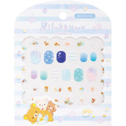[Rilakkuma] Nail Stickers - A 2025 San-X Official Japan