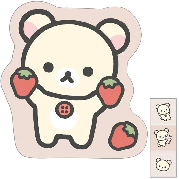 [Rilakkuma] Die-Cut Mini Envelope 4-Set San-X Official Japan 2025