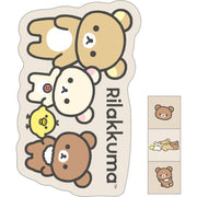 [Rilakkuma] Die-Cut Mini Envelope 4-Set San-X Official Japan 2025