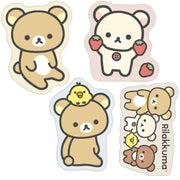 [Rilakkuma] Die-Cut Mini Envelope 4-Set San-X Official Japan 2025