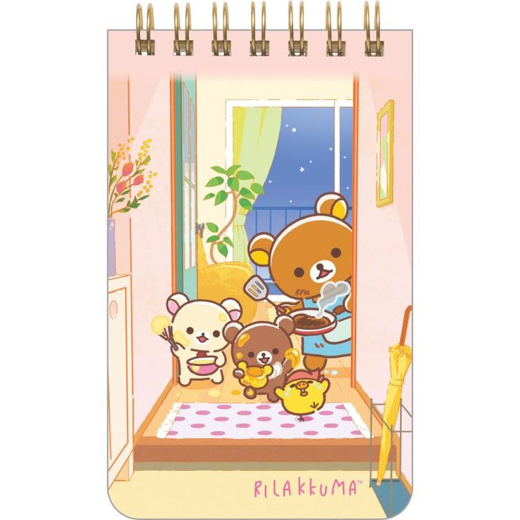 [Rilakkuma] -Stay With Me- 2Ring Memo Pad -A 2025 San-X Official Japan