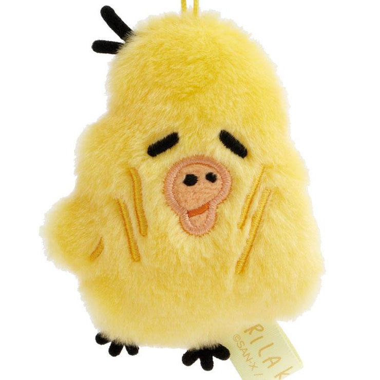 [Rilakkuma] -Stay With Me- Burasage Plush Strap -Kiiroi Tori 2025 San-X Official Japan