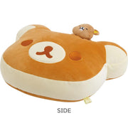 [Rilakkuma] -Stay With Me- Super Mochi-Mochi Komakura Face Cushion 2025 San-X Official Japan