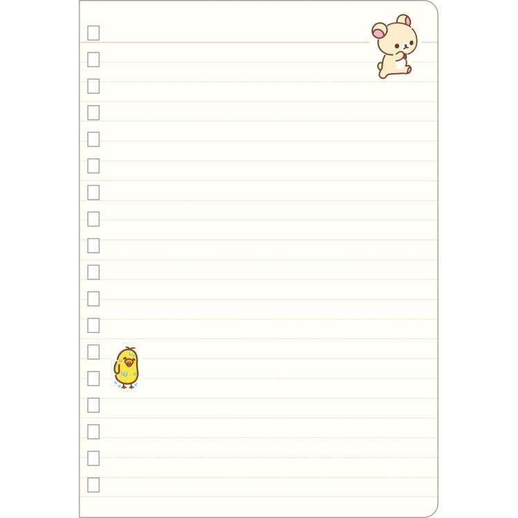 Rilakkuma] -Stay With Me- B6 Ring Note -B 2025 San-X Official