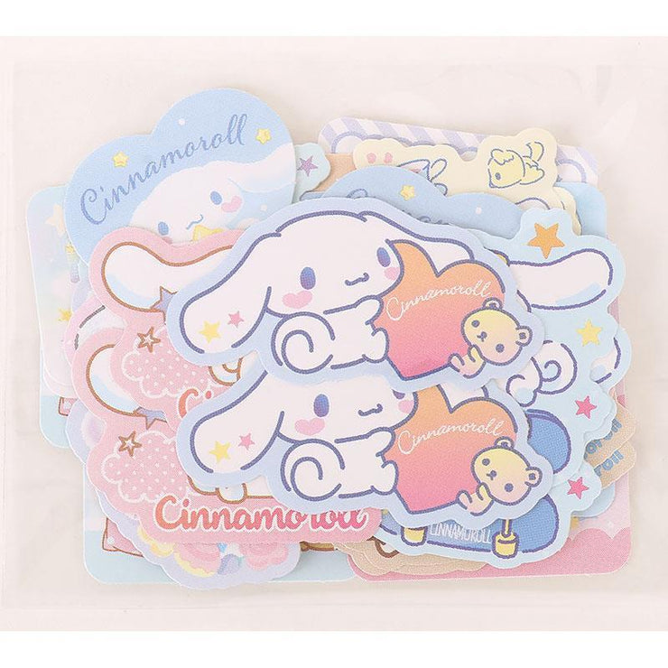 [Sanrio] Flake Sticker and Case Set -Cinnamoroll [JUL 2023] Sanrio Japan