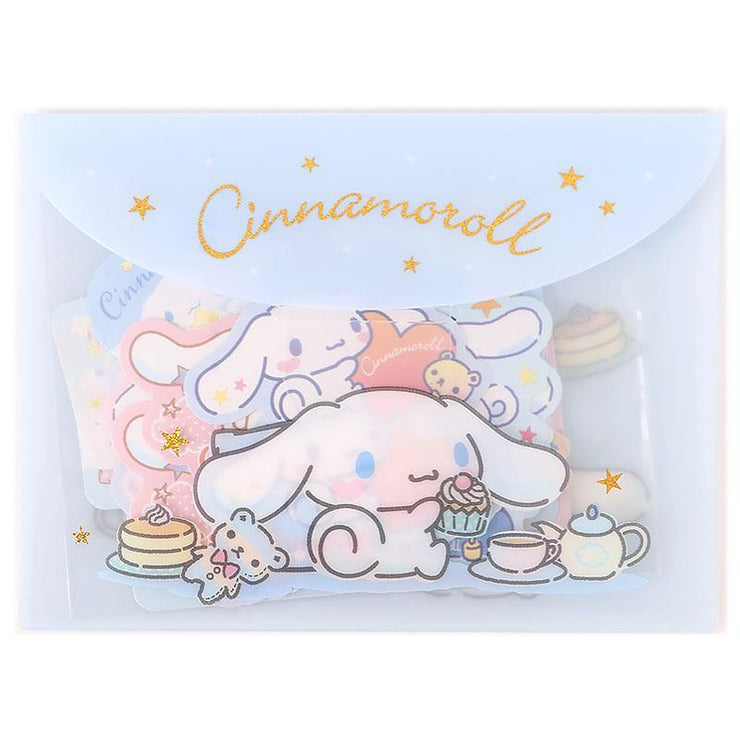 [Sanrio] Flake Sticker and Case Set -Cinnamoroll [JUL 2023] Sanrio Japan