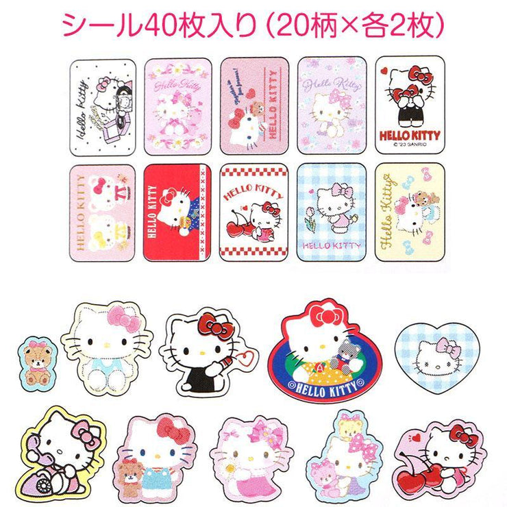 [Sanrio] Flake Sticker and Case Set -Hello Kitty [JUL 2023] Sanrio Japan