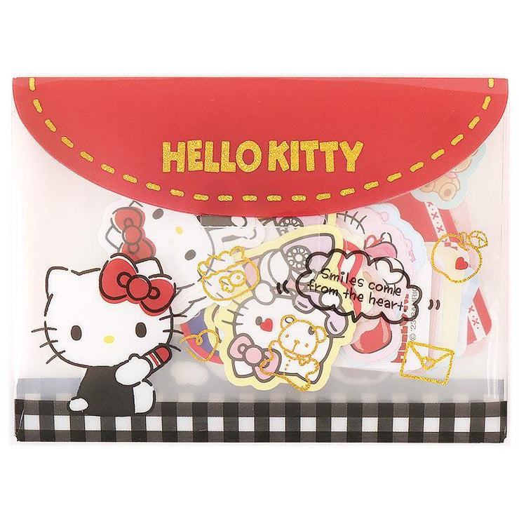 [Sanrio] Flake Sticker and Case Set -Hello Kitty [JUL 2023] Sanrio Japan