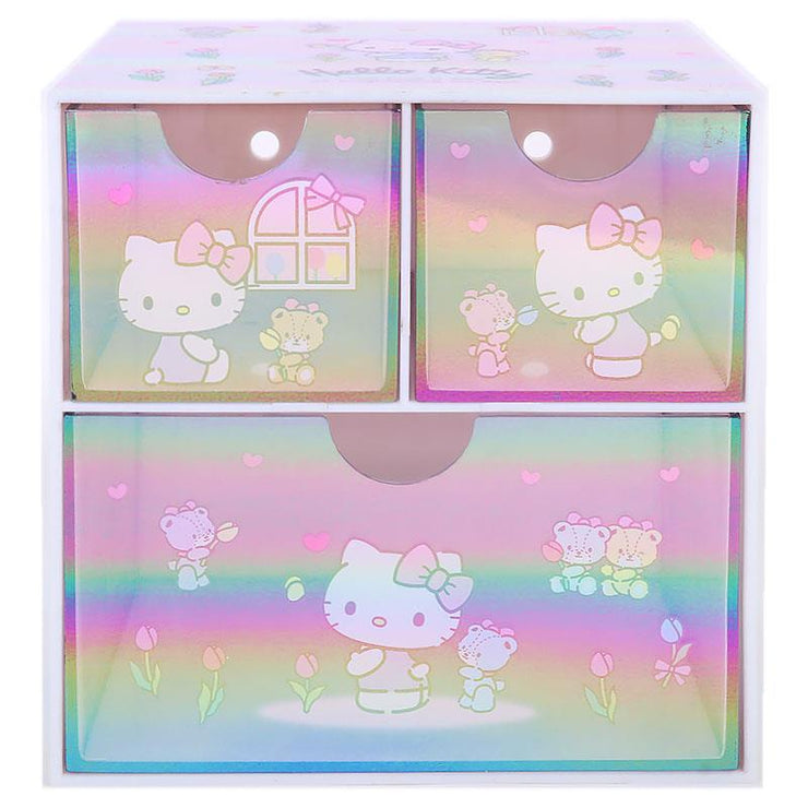 [Sanrio] Desktop Chest Storage Aurora Color - Hello Kitty Sanrio Japan 2023