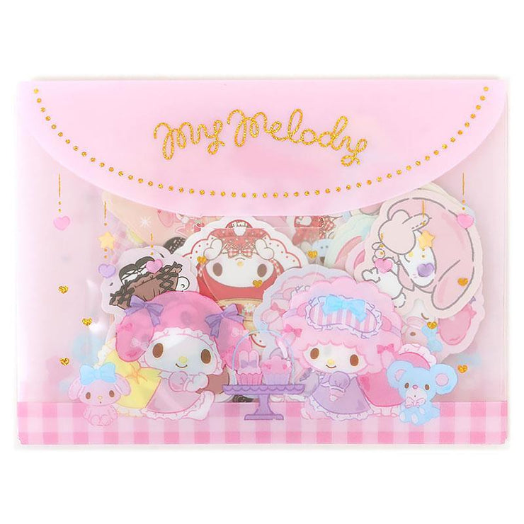 [Sanrio] Flake Sticker and Case Set -My Melody [JUL 2023] Sanrio Japan