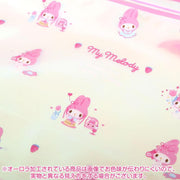 [Sanrio] Aurora Flat Zipper Case 5pcs Set -My Melody [JUN 2023] Sanrio Original Japan