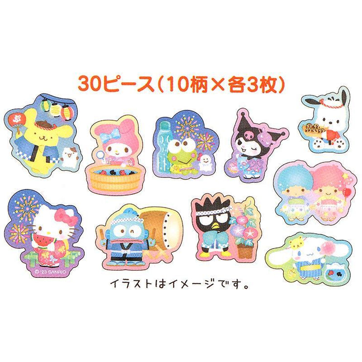 [NEW] Sanrio Characters Summer Sticker -Japanese Lantern- Mix 2023 Sanrio Japan