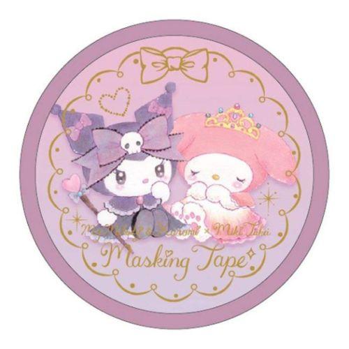[NEW] My Melody Kuromi x Takei Miki -Girlish Rose- Masking Tape 2023 Clothes-pin Japan
