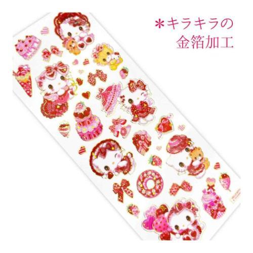 [Sanrio] Sanrio Characters x Amenomori Fumika -Clear Sticker Sheet - Hello Kitty 2024 Clothes-pin Japan