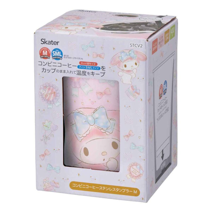 [Sanrio] Stainless Tumbler M 400ml My Melody Happiness Girl 2024 Skater Japan