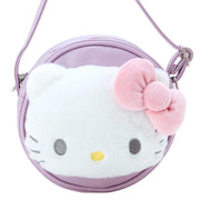 [Clearance]#[Sanrio] Face-Shaped Mini Plush Pochette -Hello Kitty [OCT 2023] Sanrio Original Japan