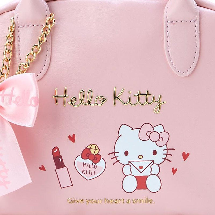 [Sanrio] Mini Boston Bag w/Shoulder Strap -Hello Kitty [OCT 2023] Sanrio Original Japan