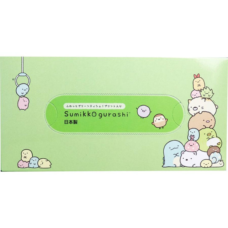 [Sumikko Gurashi] Box Tissue -Fuwatto Green Hayashi Japan