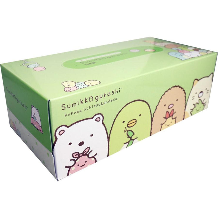 [Sumikko Gurashi] Box Tissue -Fuwatto Green Hayashi Japan
