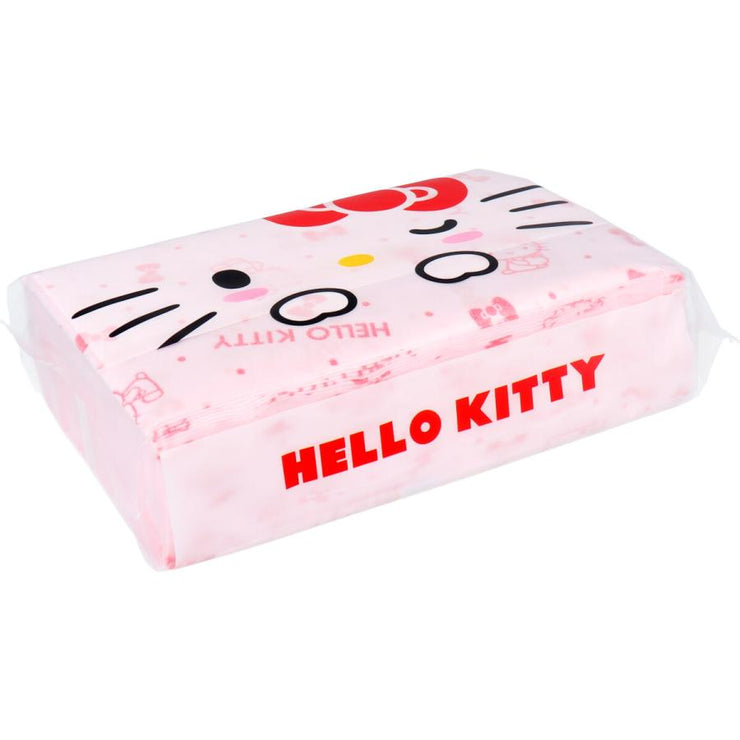 [Sanrio] Hello Kitty Cute Pink Bagged Tissue 200 Sheets (100 Pairs) Hayashi Japan