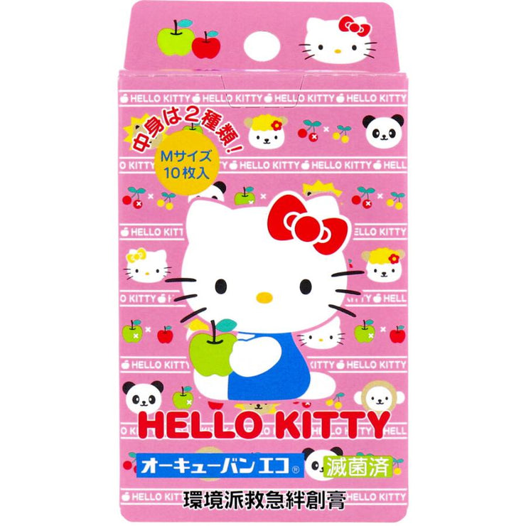 [Sanrio] Adhesive Plaster Hello Kitty M-Size 10 Pieces Nichiban  Japan