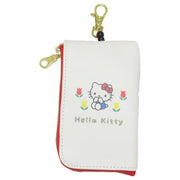 [Sanrio] Flower Series - Key & Pass Pouch - Hello Kitty 2024 Marimo Craft Japan