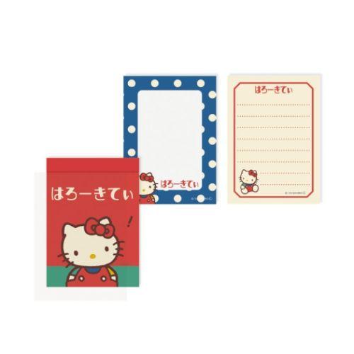 [Sanrio] Fancy Retro Mini Mini Memo Pad -Hello Kitty 2023 M-Plan Japan