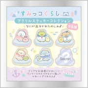 [Sumikko Gurashi] - Shirokuma no Furusato - Acrylic Sticker Collection [Blind Package] San-X Official Japan 2024