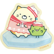 [Sumikko Gurashi] - Shirokuma no Furusato - Acrylic Sticker Collection [Blind Package] San-X Official Japan 2024