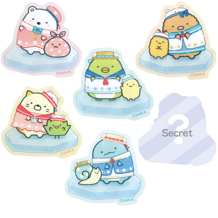 [Sumikko Gurashi] - Shirokuma no Furusato - Acrylic Sticker Collection [Blind Package] San-X Official Japan 2024