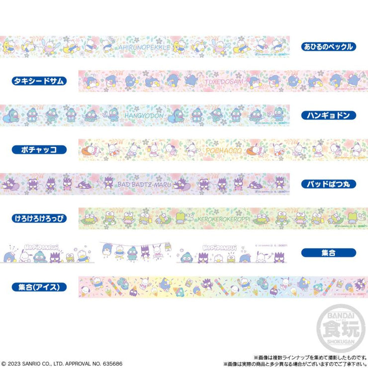 [NEW] Sanrio Characters Masking Tape & Candy - Blind Package 2023 Bandai Japan