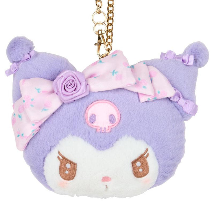 [Sanrio] -Dolly Rose Design Series- Face-Shaped Pass Case - Kuromi [DEC 2024] Sanrio Original Japan