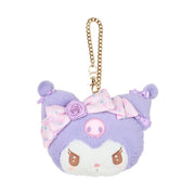 [Sanrio] -Dolly Rose Design Series- Face-Shaped Pass Case - Kuromi [DEC 2024] Sanrio Original Japan