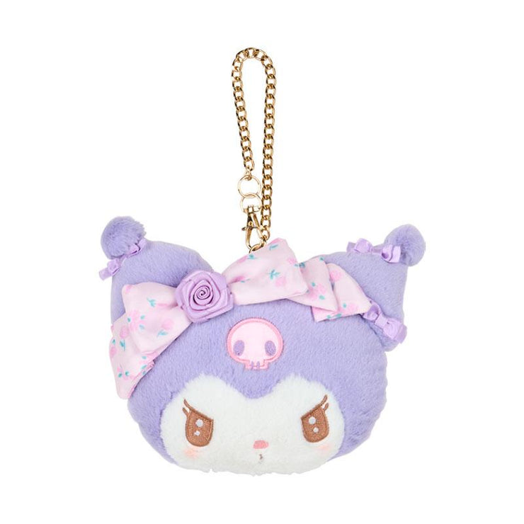 [Sanrio] -Dolly Rose Design Series- Face-Shaped Pass Case - Kuromi [DEC 2024] Sanrio Original Japan