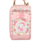 [Sanrio] -Dolly Rose Design Series- Smartphone Shoulder Bag - Hello Kitty [DEC 2024] Sanrio Original Japan