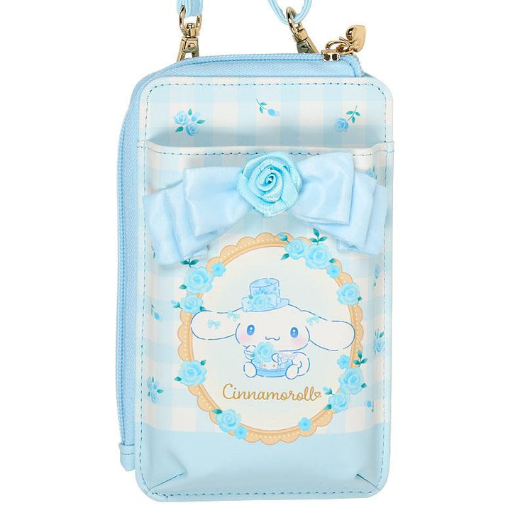 [Sanrio] -Dolly Rose Design Series- Smartphone Shoulder Bag - Cinnamoroll [DEC 2024] Sanrio Original Japan