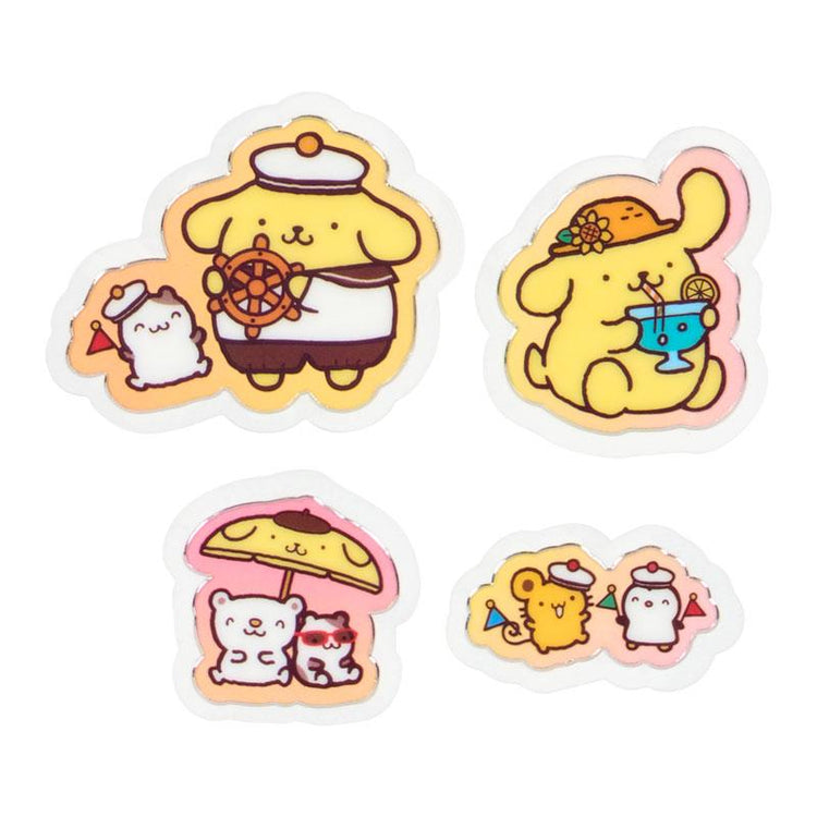 Sanrio] Summer Sticker - Pom Pom Purin [APR 2025] Sanrio Original