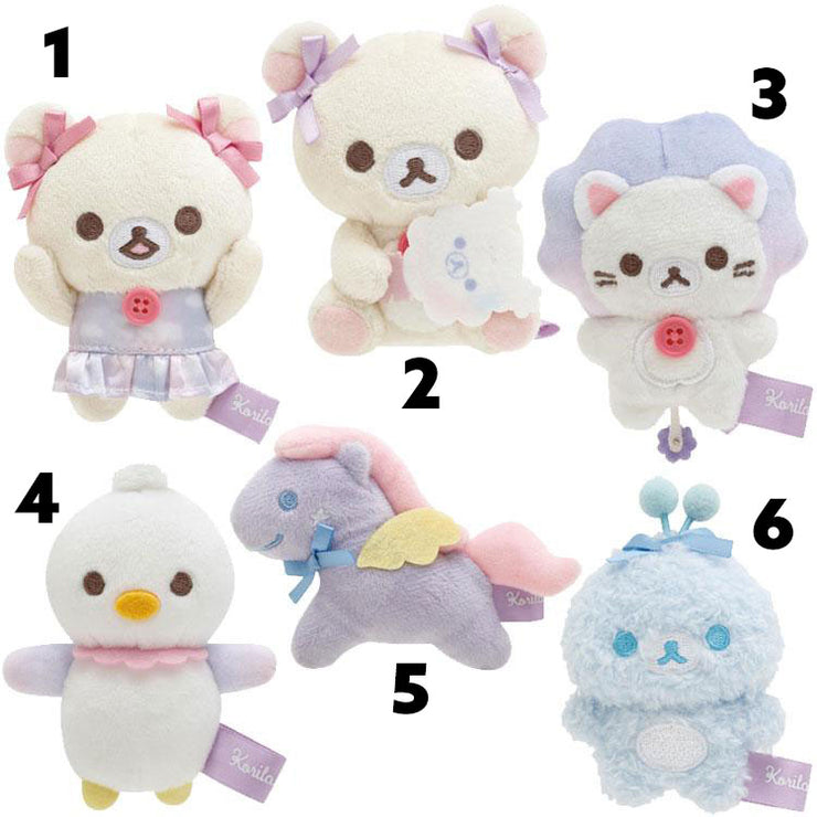 [Purchase Limit : 1pcs each][Rilakkuma] - Osorano Kururin Wataame - Tenori Plush Toy San-X Official Japan 2024