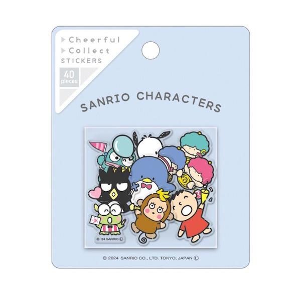 [Sanrio] Cheerful Collect Flake Sticker Set - Boys 2024 Crux Japan