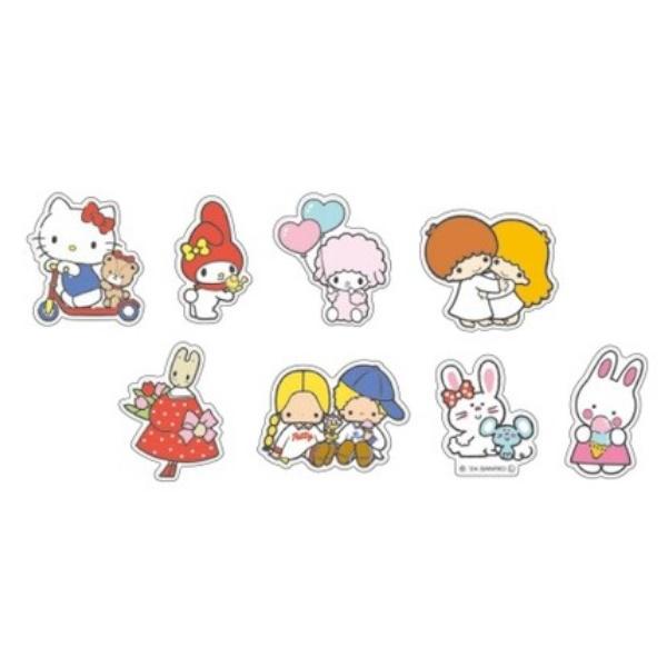 [Sanrio] Cheerful Collect Flake Sticker Set - Retro 2024 Crux Japan