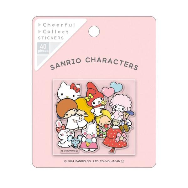 [Sanrio] Cheerful Collect Flake Sticker Set - Retro 2024 Crux Japan