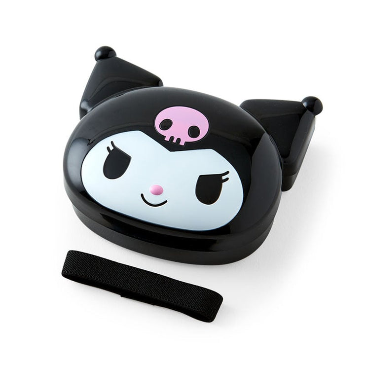 [Sanrio] Face-shaped Lunch Box -Kuromi [SEP 2024] Sanrio Original Japan