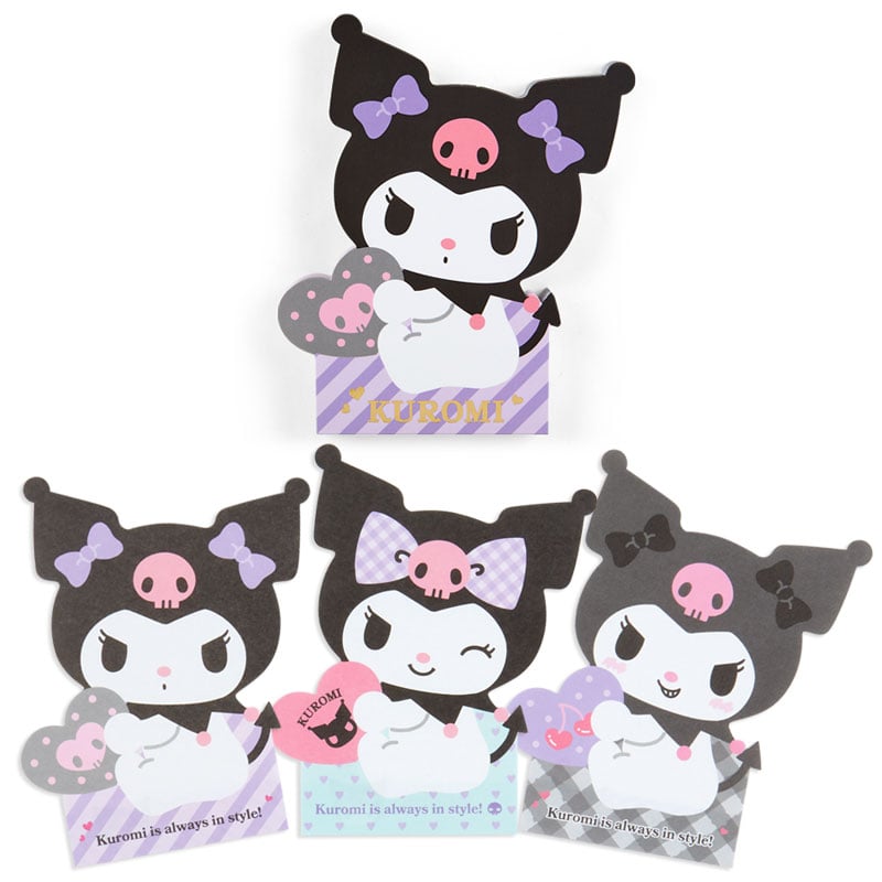 [Sanrio] Character Shaped Memo -Kuromi [MAR 2024] Sanrio Original Japa ...