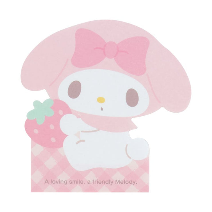 [Sanrio] Character Shaped Memo -My Melody [MAR 2024] Sanrio Original Japan