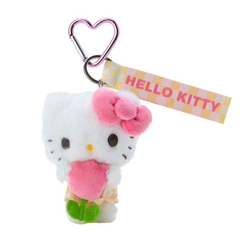 ストラップ Hello Kitty Sanrio] Pastel Checker Design Series - Mascot Strap - Hello Kitty