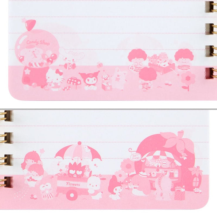 [Sanrio] B7 Ring Notebook -Characters [APR 2024] Sanrio Original Japan