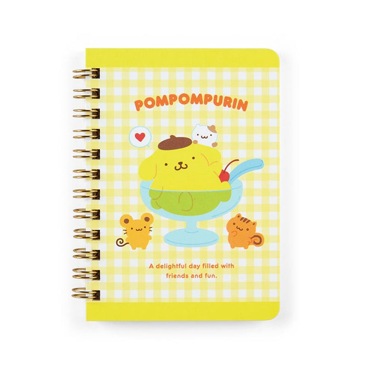 [Sanrio] B7 Ring Notebook -Pom Pom Purin [APR 2024] Sanrio Original Japan
